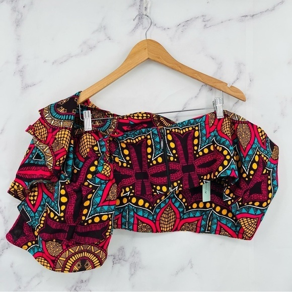 Anthropologie SIKA Ruffled One-Shoulder Blouse - Picture 5 of 6